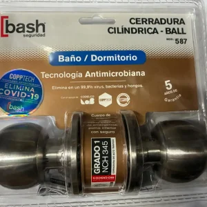 Cerradura cilindrica Baño-Dormitorio Basch