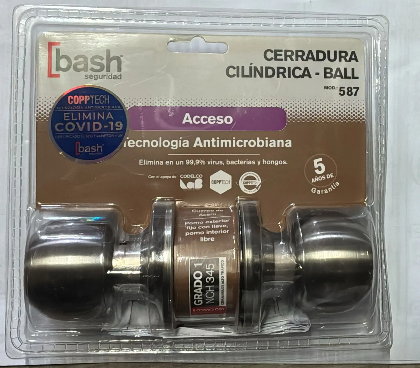 Cerradura cilindrica Acceso