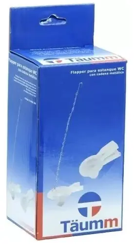 Flapper Para Estanque Wc C/Cadena Metálica Taumm - Imagen 3