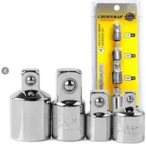 Juego 4 Dados Reductores Adaptador 1/4 - 3/8 - 1/2 Crownman